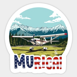 MURICA - Pilot Life i Sticker